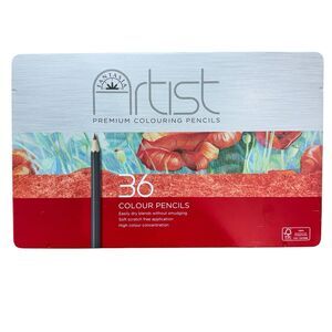 Fantasia Artist Premium Coloring Pencils Set of 36 Colour Pencils Brand New